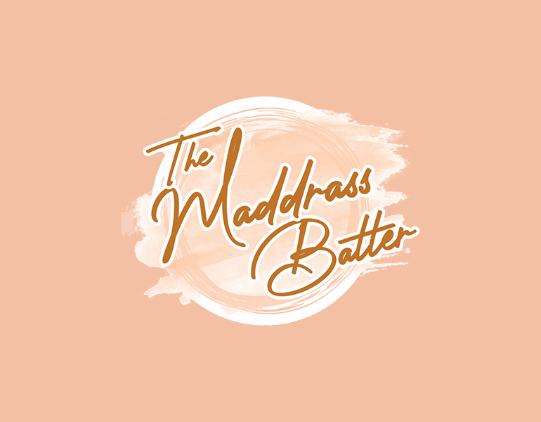 The Maddrass Batter Logo Design
